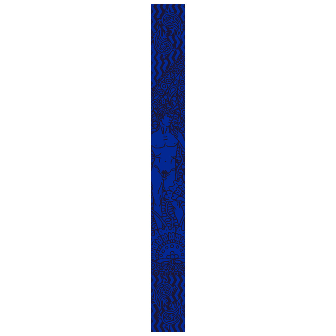 Paisley Gods Merino Scarf – Blue