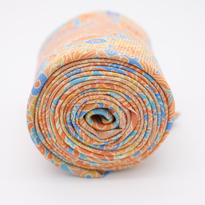 Paisley Gods Tie, Silk Necktie, luxury printed ties, Pastel colours, Bold Print, Made in England, Furious Goose