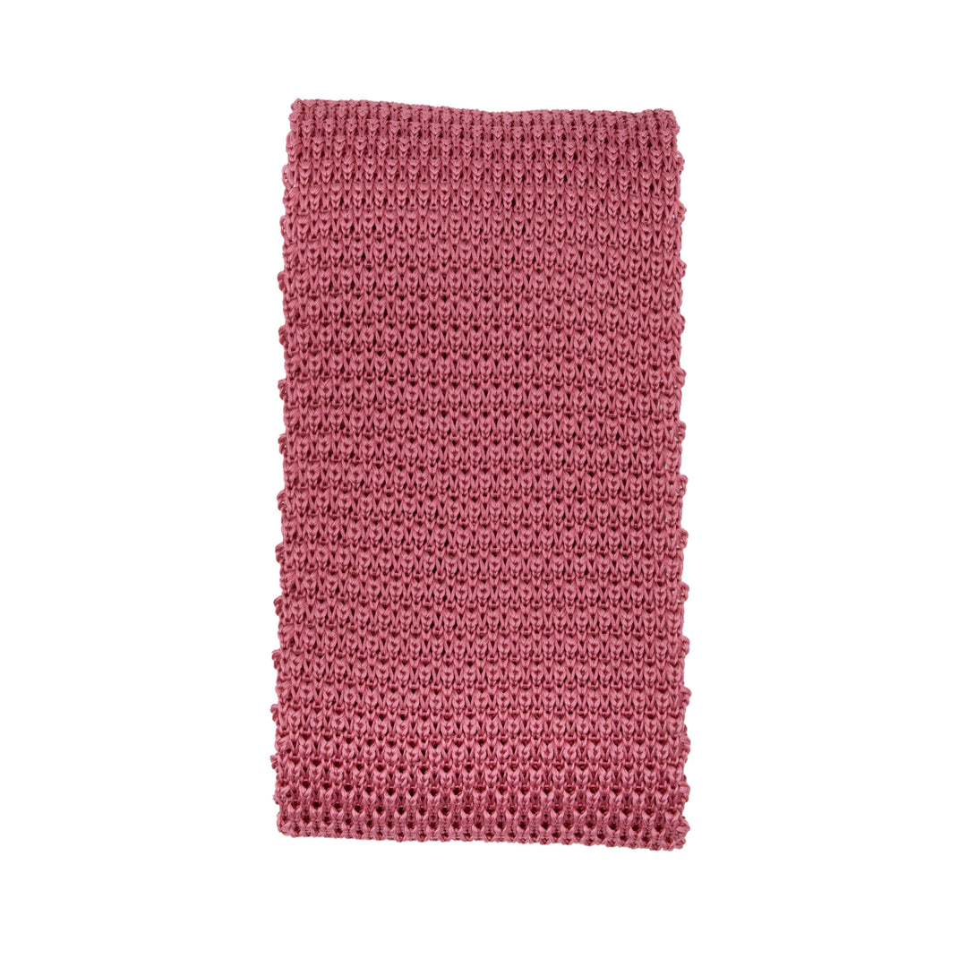 Knitted silk tie, pink, menswear, formal wear, bold accessory,  London Ties, Furious Goose