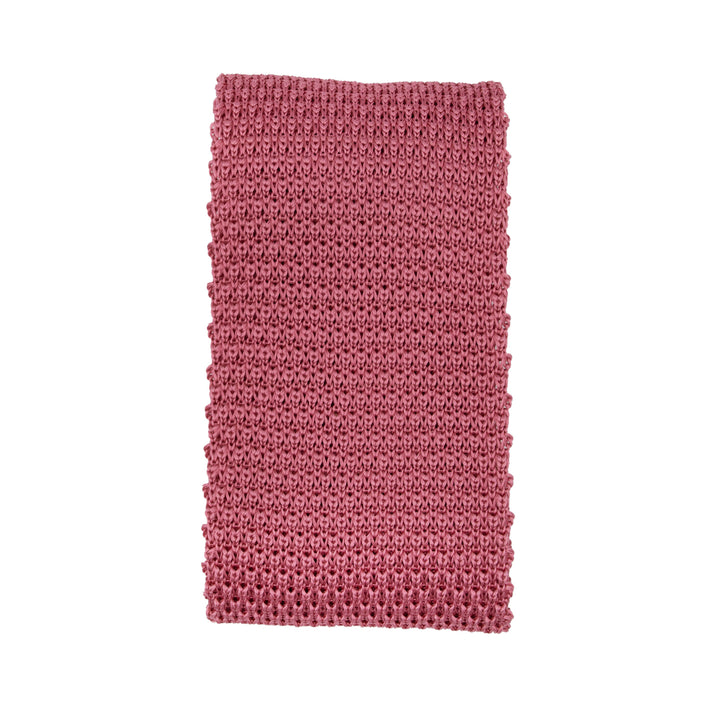 Knitted silk tie, pink, menswear, formal wear, bold accessory,  London Ties, Furious Goose