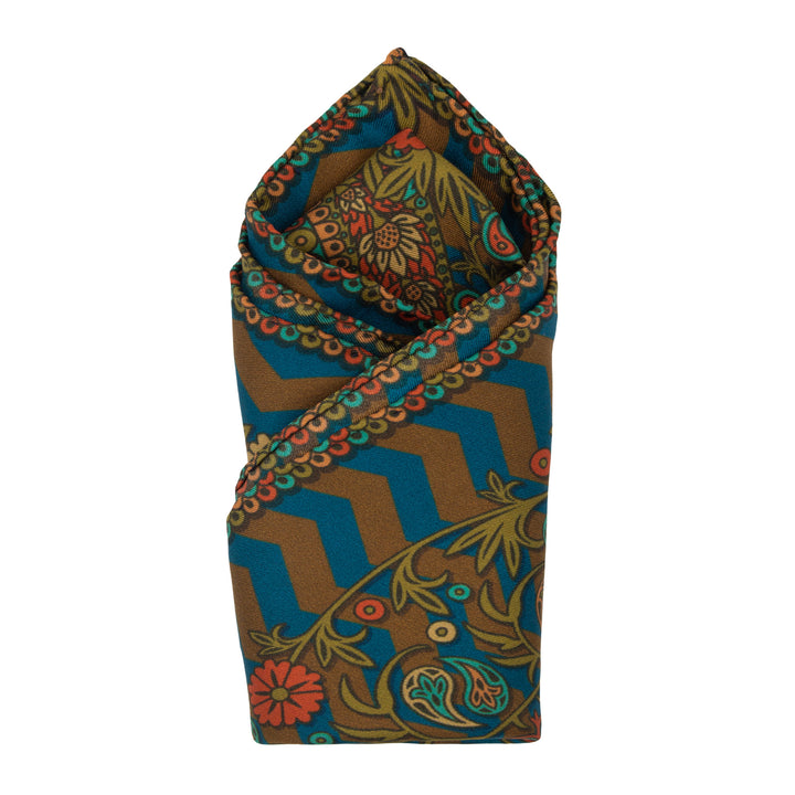 Venus Madurai, Paisley Gods Silk Pocket Square