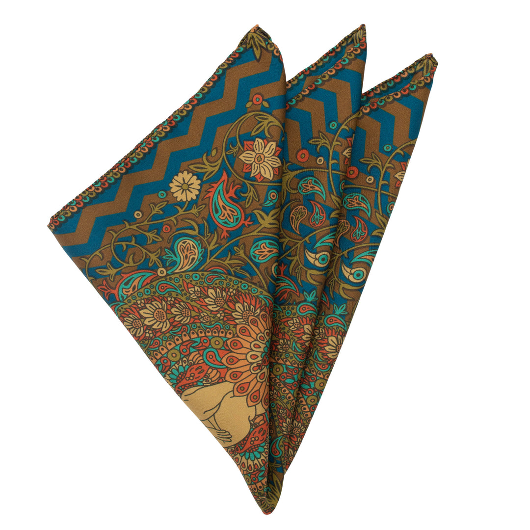 Venus Madurai, Paisley Gods Silk Pocket Square