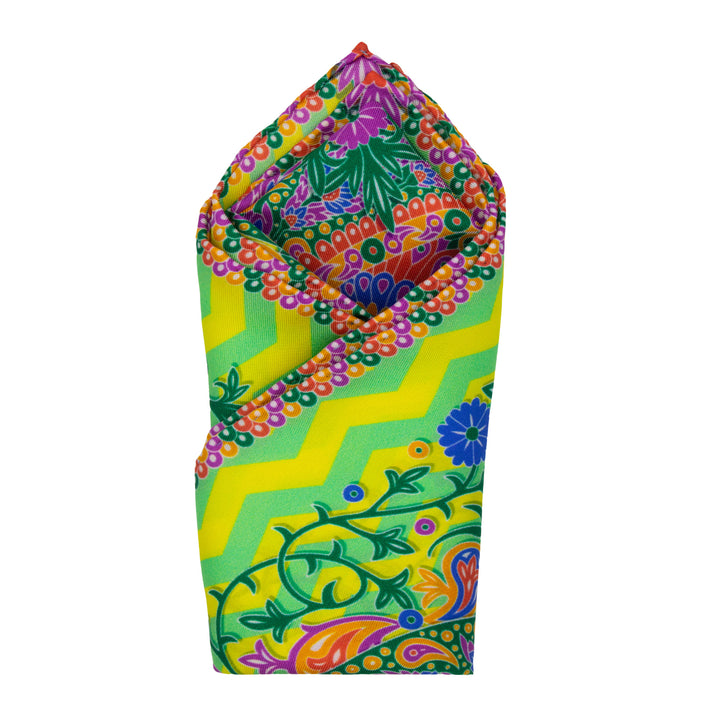 Venus Memphis, Paisley Gods Silk Pocket Square