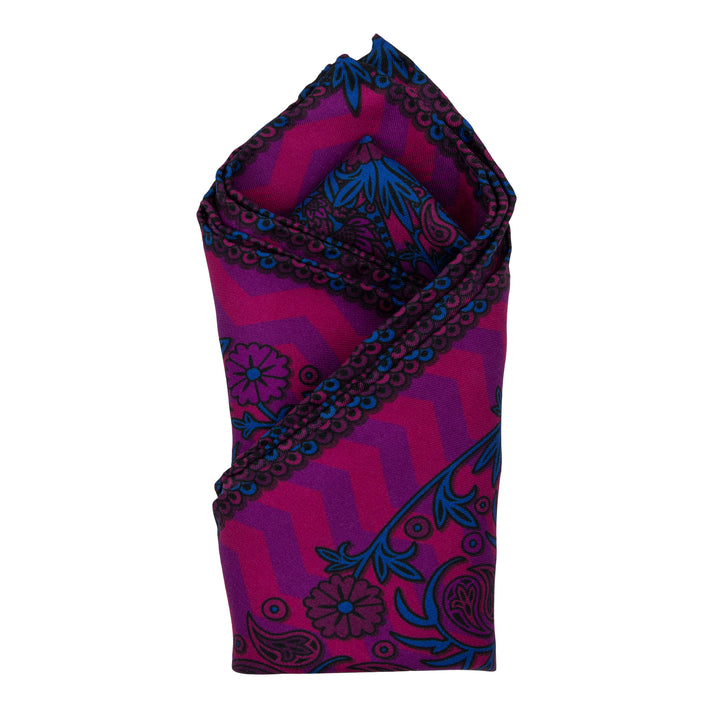 Venus Pergamon, Paisley Gods Silk Pocket Square