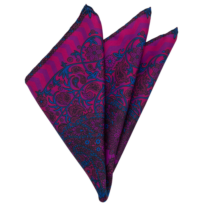 Venus Pergamon, Paisley Gods Silk Pocket Square