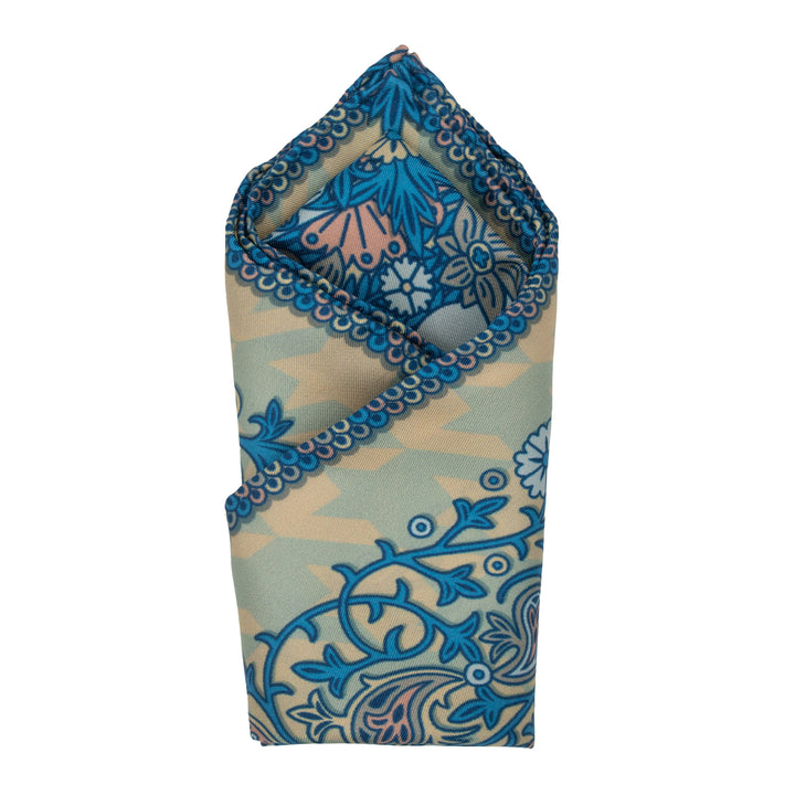 Discobolos Luxor, Paisley Gods Silk Pocket Square