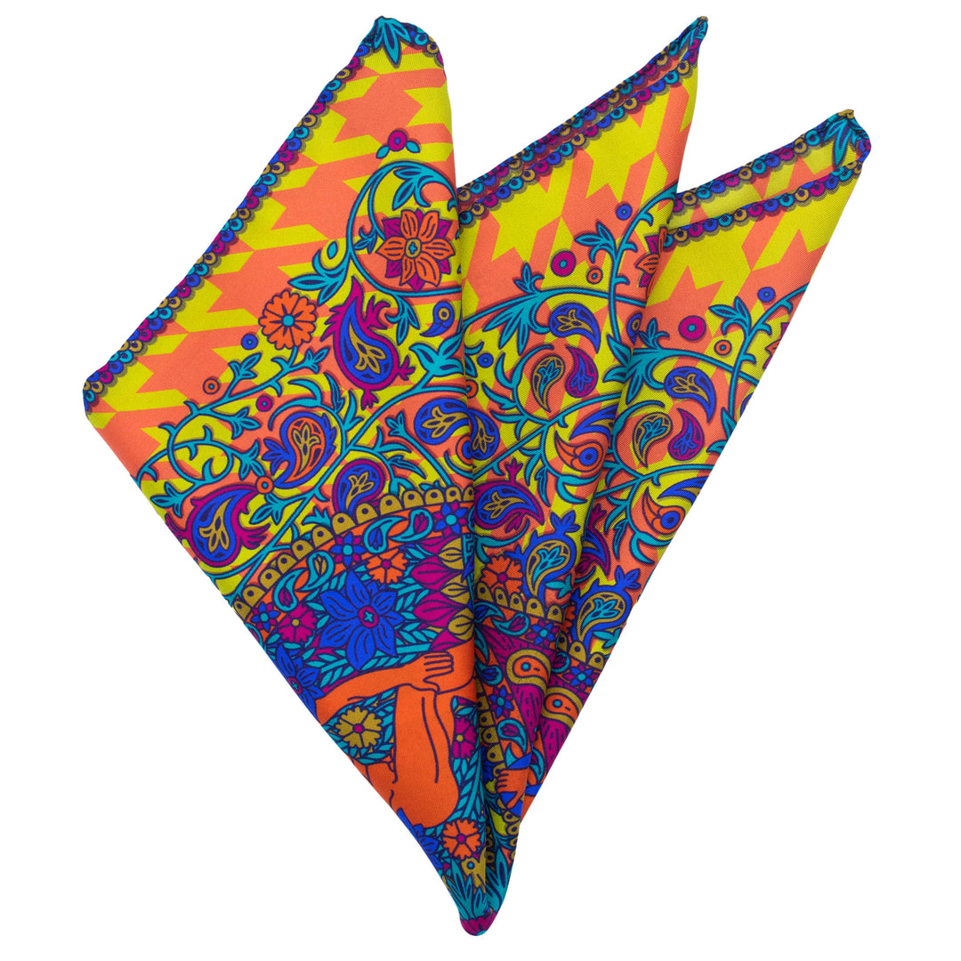 Discobolos Baramulla, Paisley Gods Silk Pocket Square