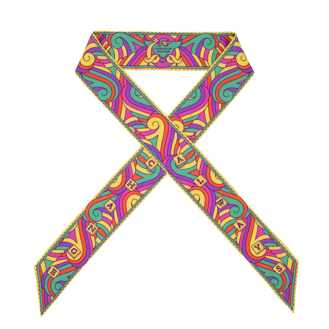 Thames Ribbon – Chelsea, Mini Twilly Scarf
