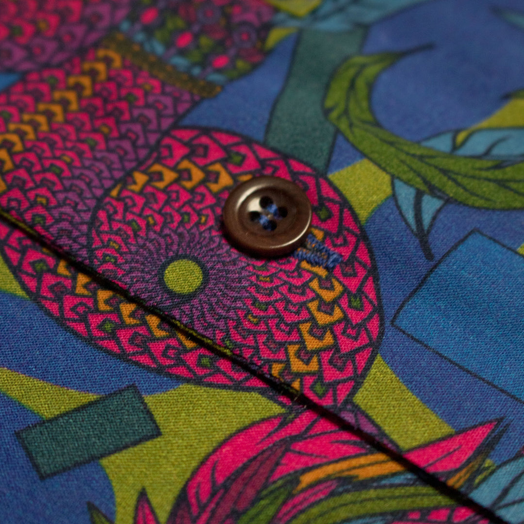 Bold Hawaiian Shirt, Dragon Shirt, Quetzalcoatl, Casual Shirts, Vegan Fashion, Made in UK