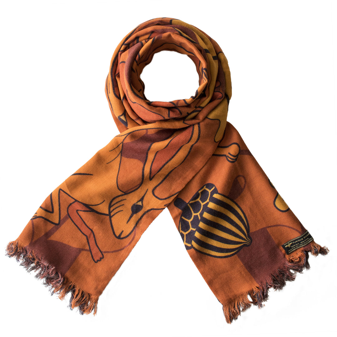 Luxury winter wear, winter fashion, better than cashmere, silk wool blend, printed scarf, unisex scarves