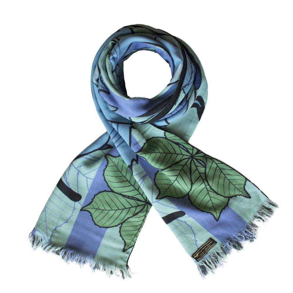 Winter Scarf, Autumn Scarf, Spring Scarf, Silk Wool Blend, Luxury Accessory
