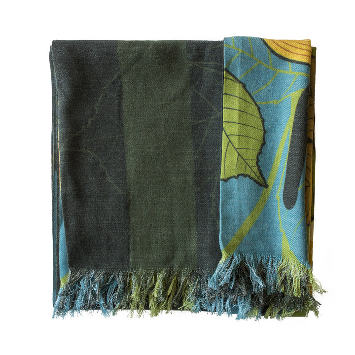 Winter Scarf, Autumn Scarf, Spring Scarf, Silk Wool Blend, Luxury Accessory