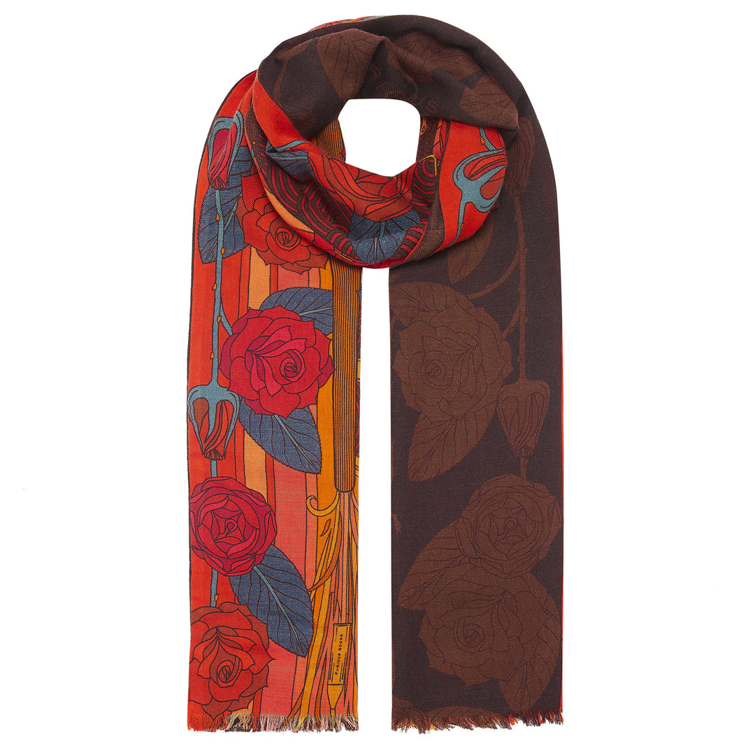 Winter Scarf, Autumn Scarf, Spring Scarf, Silk Wool Blend, Luxury Accessory