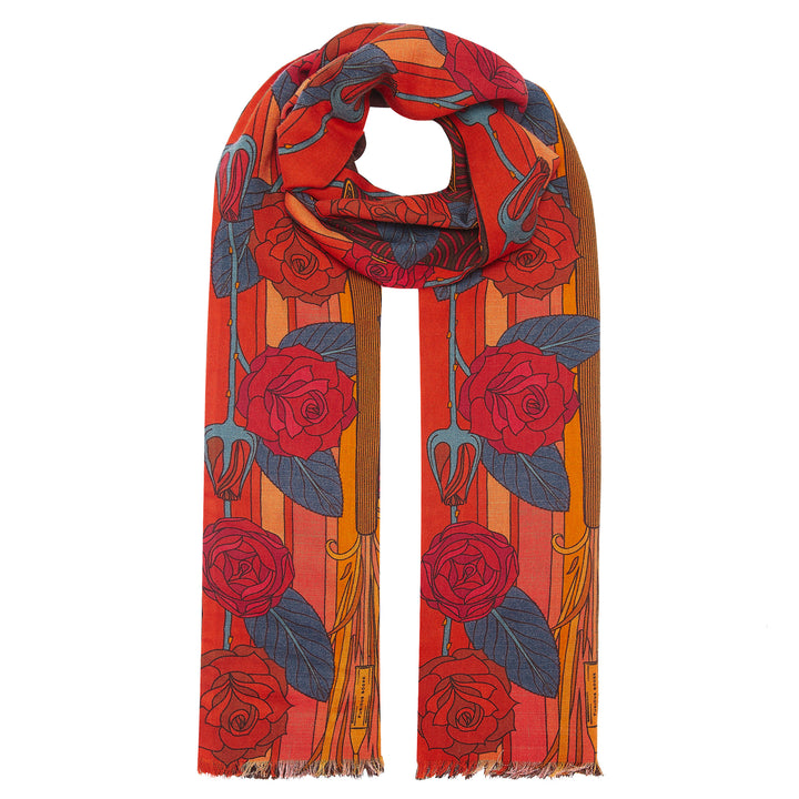 Winter Scarf, Autumn Scarf, Spring Scarf, Silk Wool Blend, Luxury Accessory