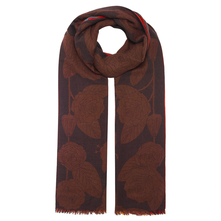 Winter Scarf, Autumn Scarf, Spring Scarf, Silk Wool Blend, Luxury Accessory