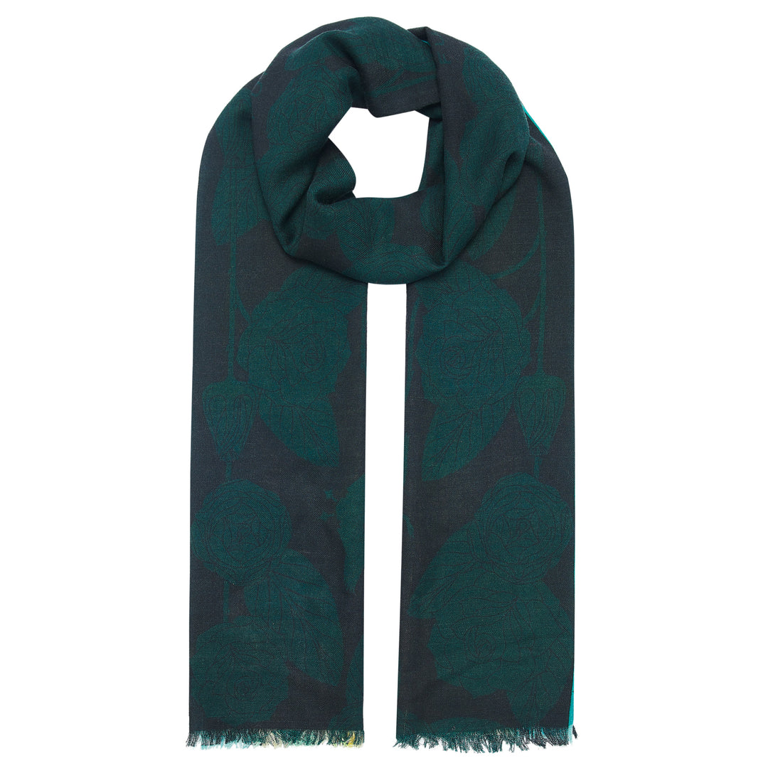 Winter Scarf, Autumn Scarf, Spring Scarf, Silk Wool Blend, Luxury Accessory