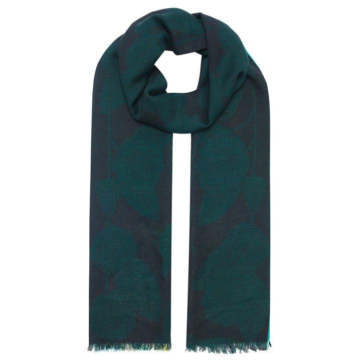 Winter Scarf, Autumn Scarf, Spring Scarf, Silk Wool Blend, Luxury Accessory