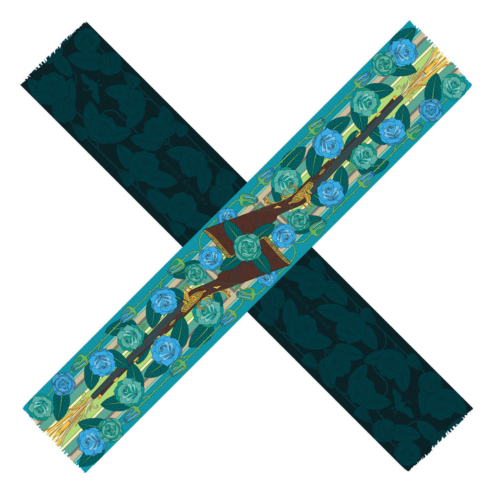 Winter Scarf, Autumn Scarf, Spring Scarf, Silk Wool Blend, Luxury Accessory