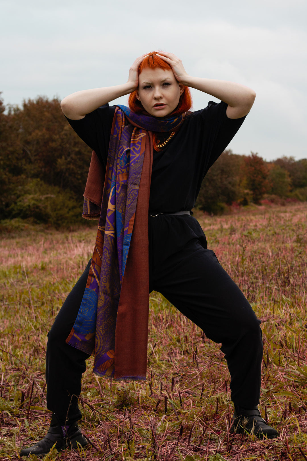 Cashmere scarf, Guns Roses Scarf, Luxury Accessory, British Luxury, Silk Scarves