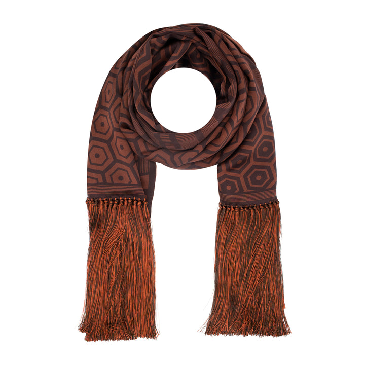 Luxury Cashmere Scarf, Silk Satin, Reversible, Bold Scarves, Stole, Opera Scarf, Fringed Accessories