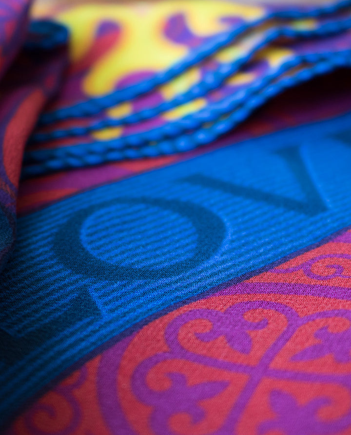 Pocket Squares UK, Contemporary Pocket Square, Luxury Pochette, Made in England, Hand rolled hem