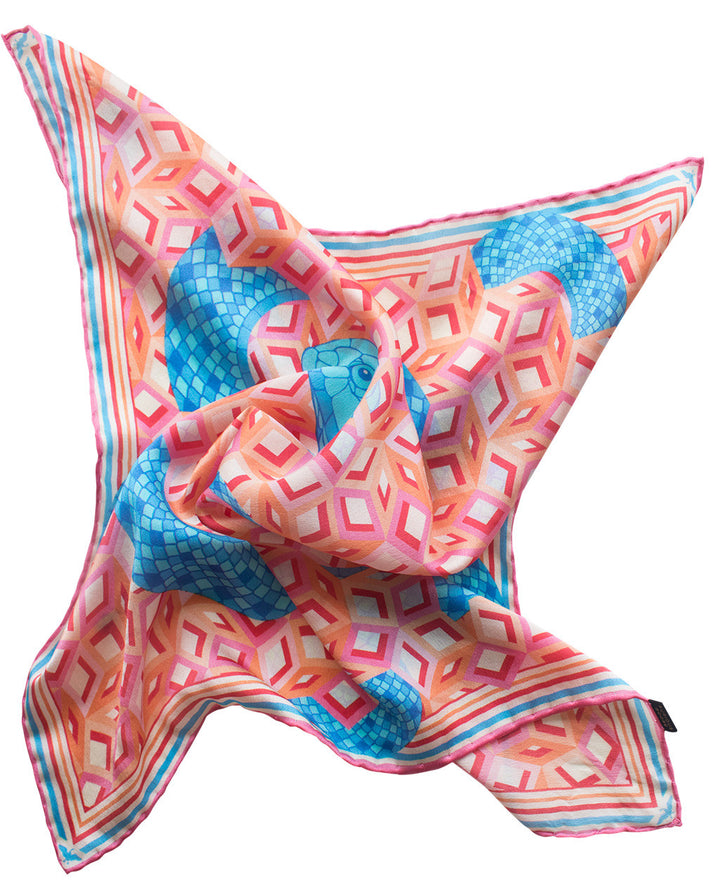 Pocket Square Brighton, Colourful, Contemporary Pocket Squares UK, Made in UK, Hand finished, High Quality