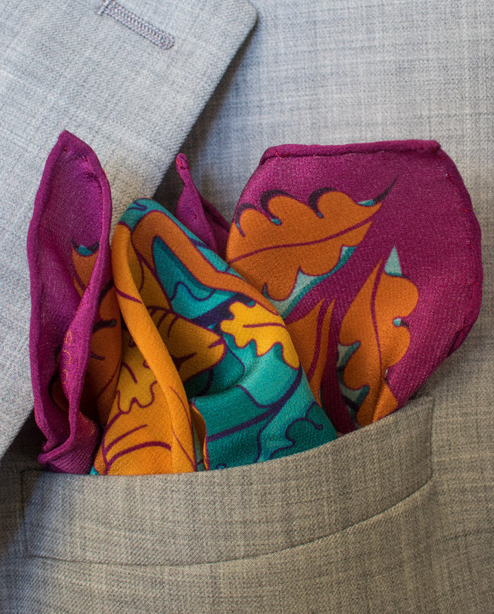 Silk Pocket Squares UK, Luxury Pocket Square, Made in UK, Gift Idea, Accessories