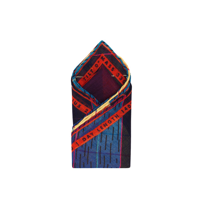 Luxury Pocket Square, Mercury, Planet Mercury, Hermes, Gift Ideas Gemini, Gift Ideas Virgo, Luxury Gift UK, London, Brighton, Space Gift