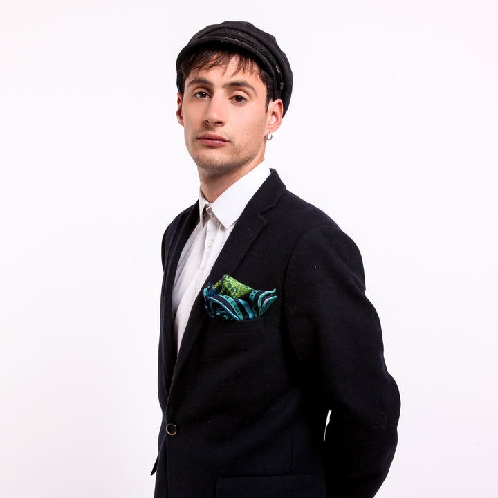 Luxury Pocket Square, Earth, Planet Gaia, Gift Ideas Nature, Luxury Gift UK, London, Brighton, Environmental Gift