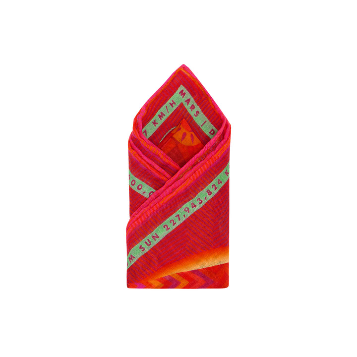 Luxury Pocket Square, Mars, Planet Mars, Aries, Gift Ideas Aries, Luxury Gift UK, London, Brighton, Space Gift