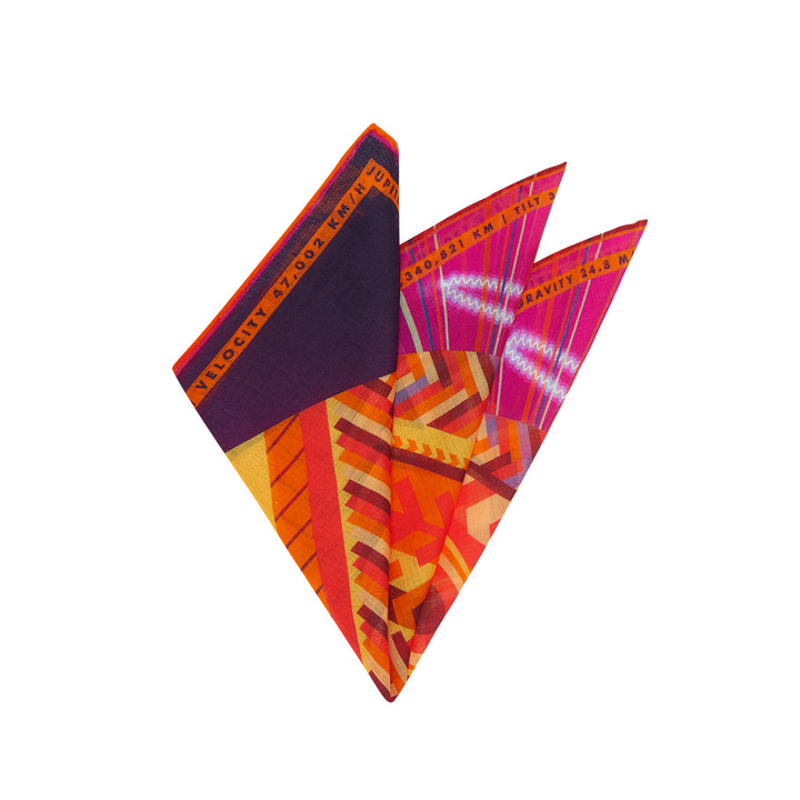 Luxury Pocket Square, Jupiter, Planet Jove, Gift Ideas Science, Luxury Gift UK, London, Brighton, Sagittarius Gift