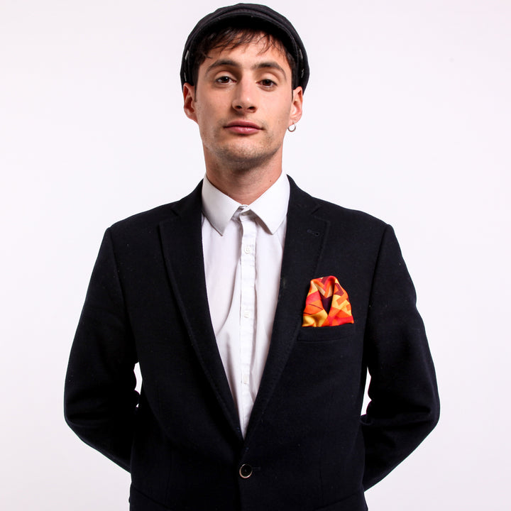 Luxury Pocket Square, Jupiter, Planet Jove, Gift Ideas Science, Luxury Gift Sagittarius UK, London, Brighton, Sagittarius Gift
