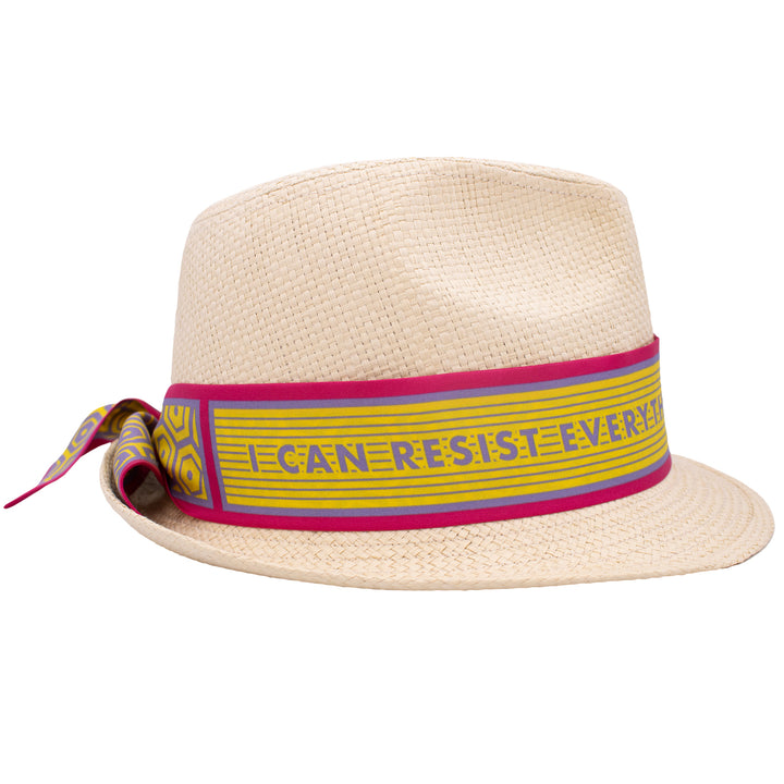 Ribbon Scarf, Pink Purple Yellow Scarves, Twillie, Hat Ribbon, Bold Accessories, London UK