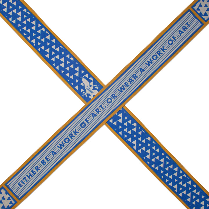 Ribbon Scarf, Hat Ribbon, Silk Accessories, London Fashion, Bold Print, Pattern, Oscar Wilde