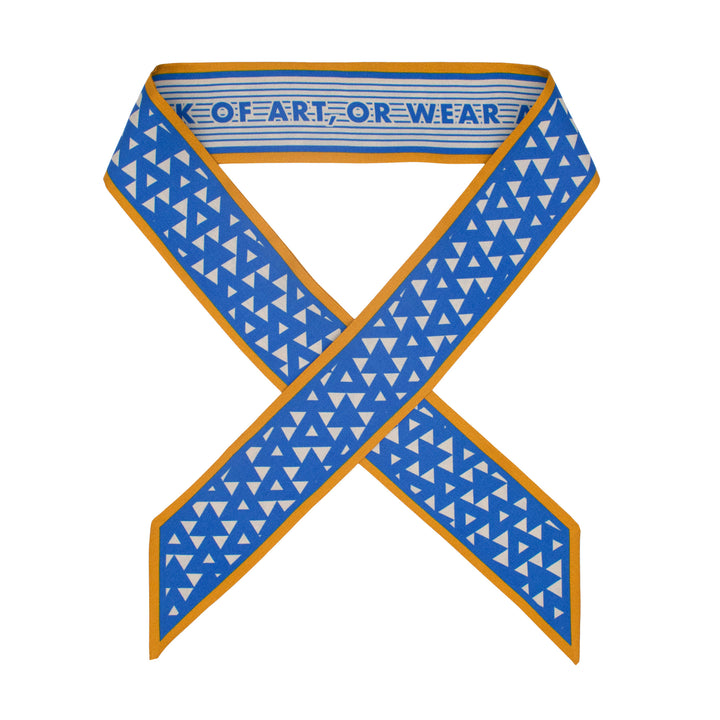 Ribbon Scarf, Hat Ribbon, Silk Accessories, London Fashion, Bold Print, Pattern, Oscar Wilde