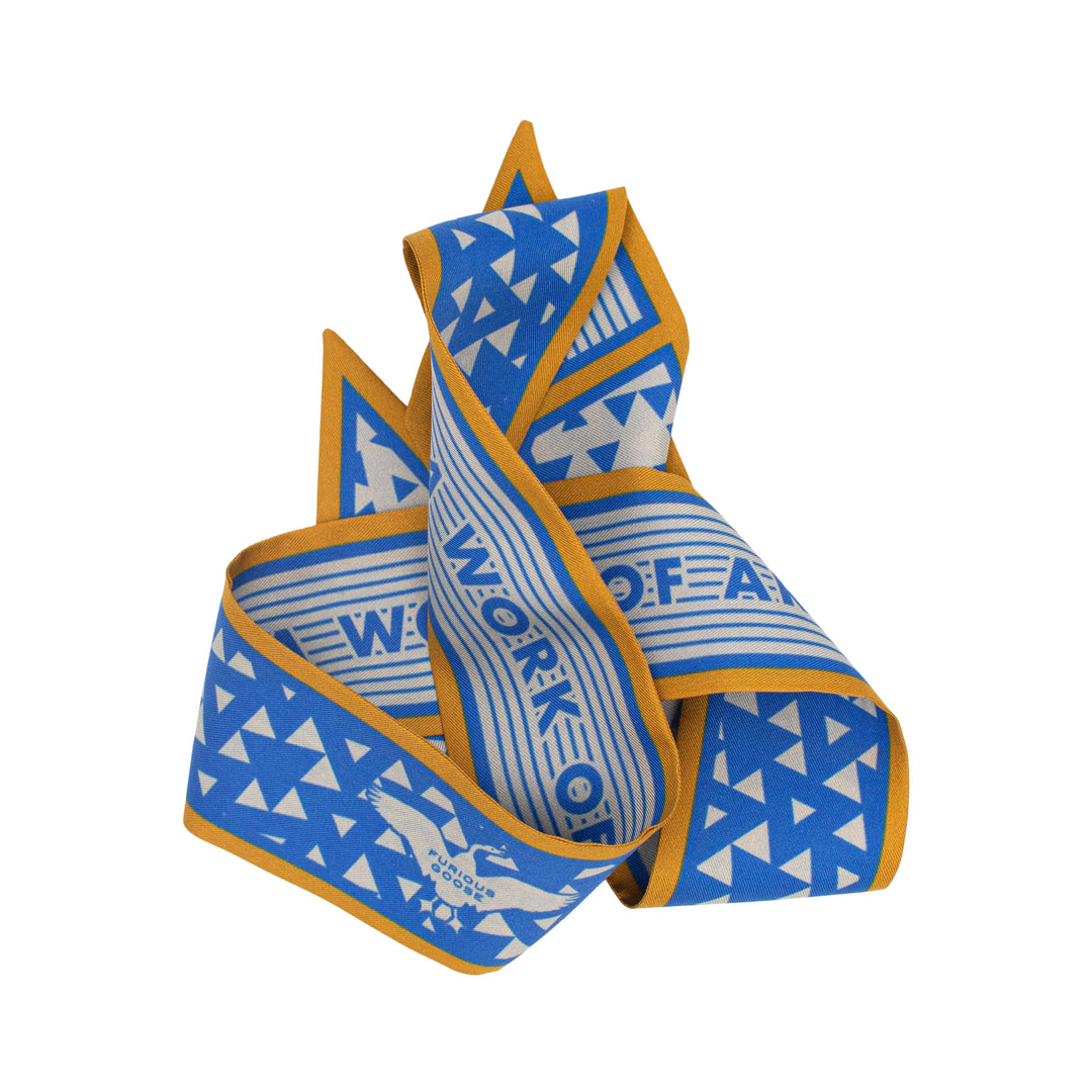 Ribbon Scarf, Hat Ribbon, Silk Accessories, London Fashion, Bold Print, Pattern, Oscar Wilde