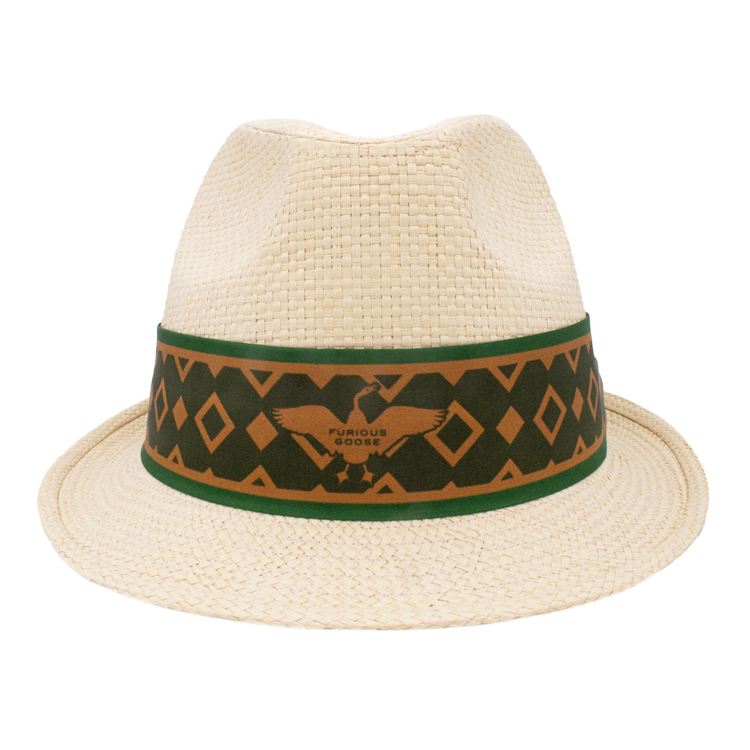 Silk Ribbon Scarf, Twillie, Racing Green Gold, Hat Ribbon, Summer Style, Gift Idea, Made in UK