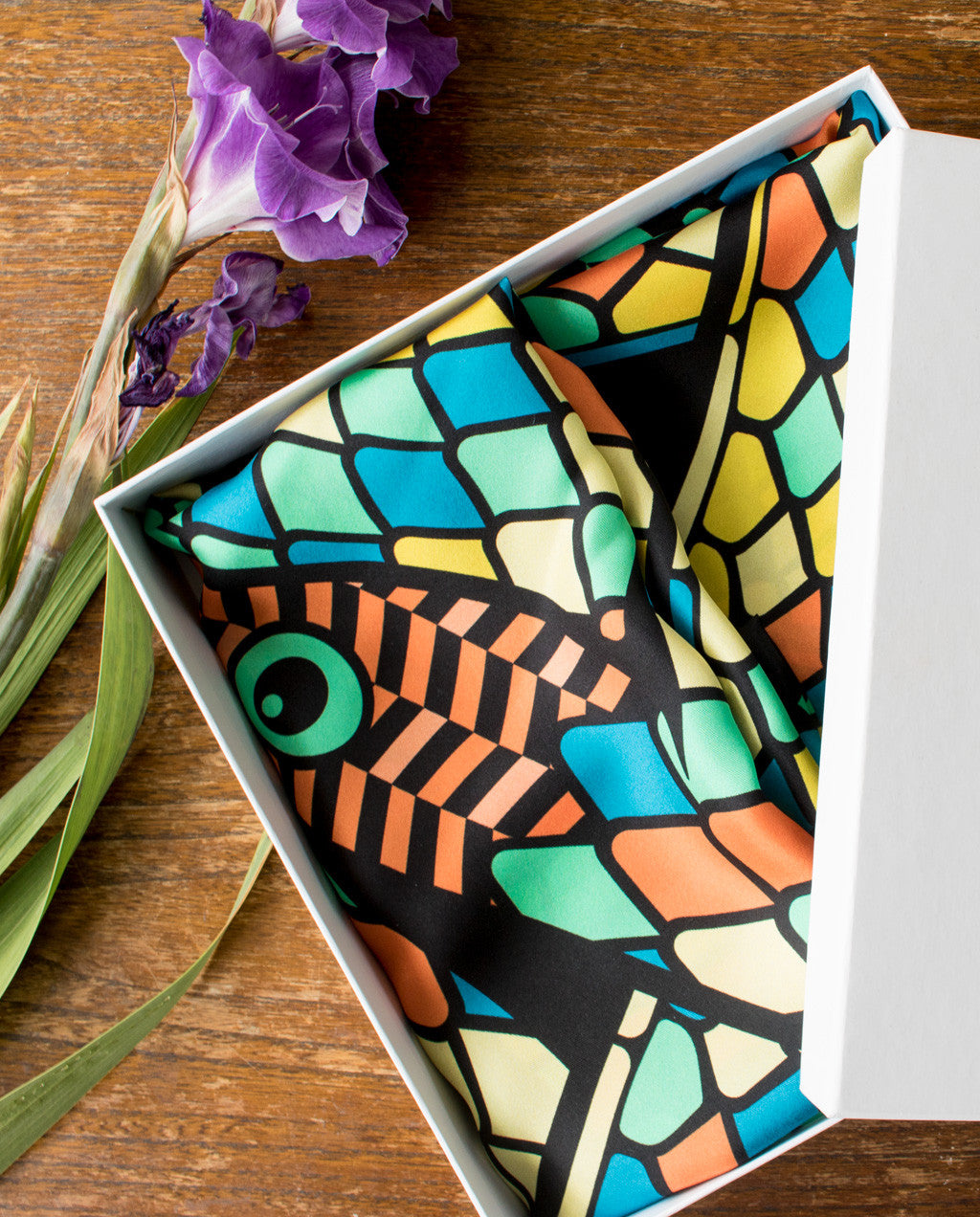 Silk Scarf, Foulard, Silk Scarves London, Silk Square, Luxury Gift, Made in England