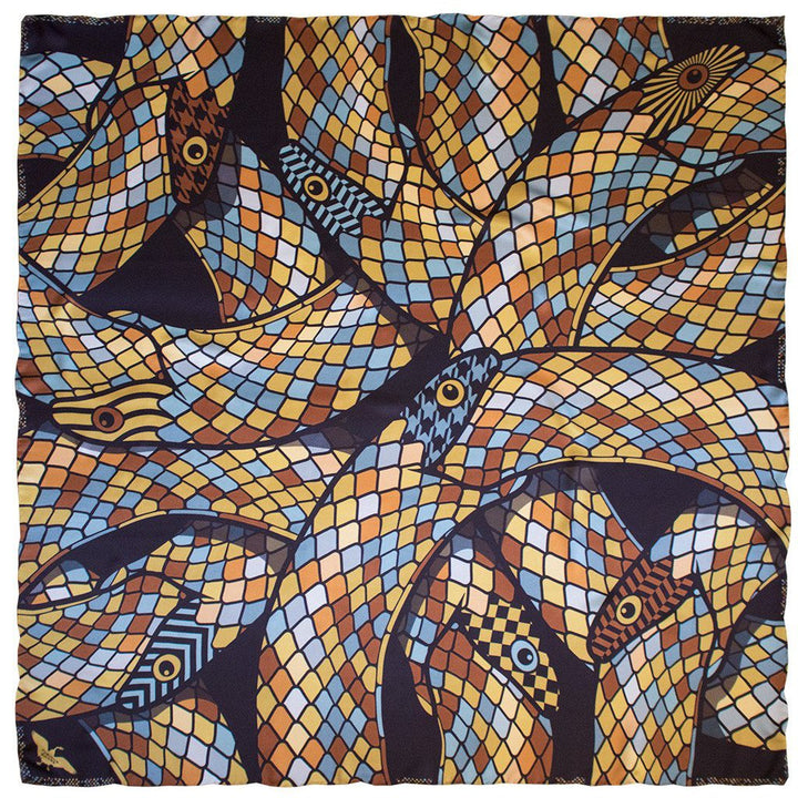 Silk Scarf, Foulard, Silk Scarves London, Silk Square, Luxury Gift, Made in England