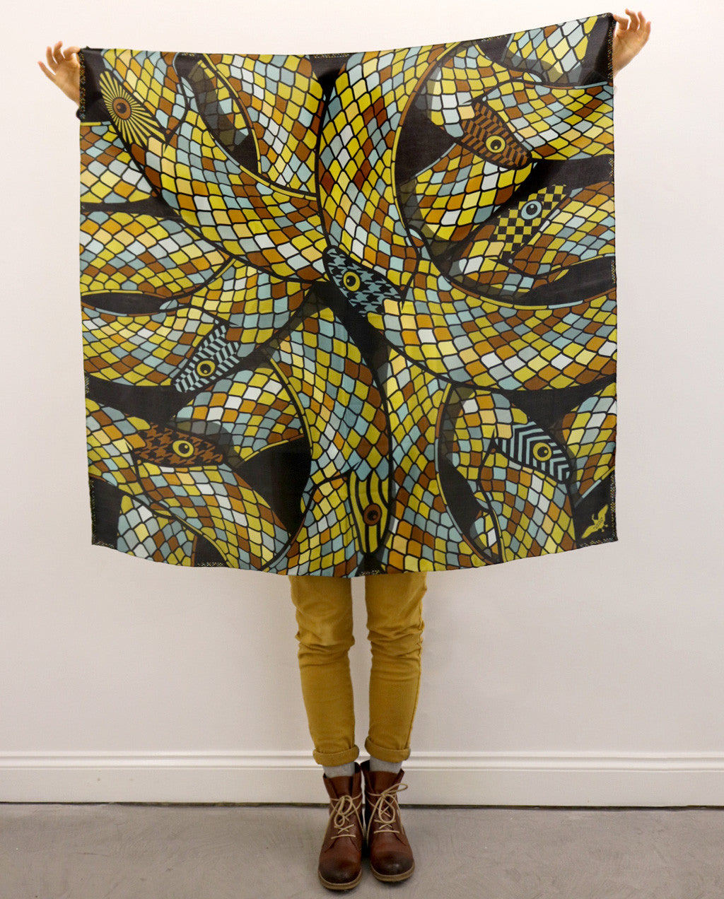 Silk Scarf, Foulard, Silk Scarves London, Silk Square, Luxury Gift, Made in England