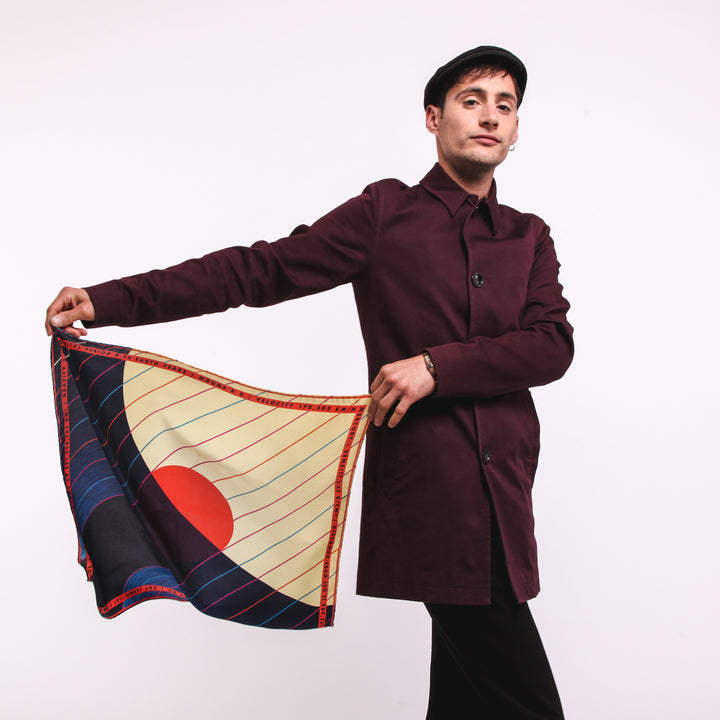 Luxury Scarf UK, Mercury, Planet Mercury, Hermes, Gift Ideas Gemini, Gift Ideas Virgo, Luxury Gift UK, London, New York, Space Gift