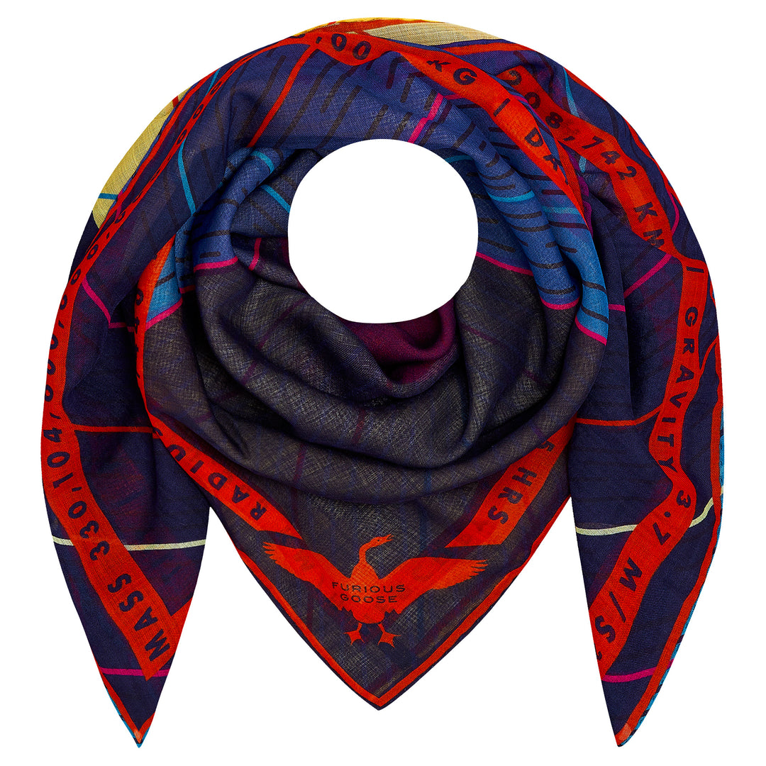 Luxury Scarf UK, Mercury, Planet Mercury, Hermes, Gift Ideas Gemini, Gift Ideas Virgo, Luxury Gift UK, London, New York, Space Gift