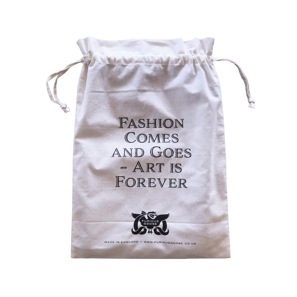 Printed cotton dust bag to protect your heirloom scarf – Scarf bag, Luxury Scarf