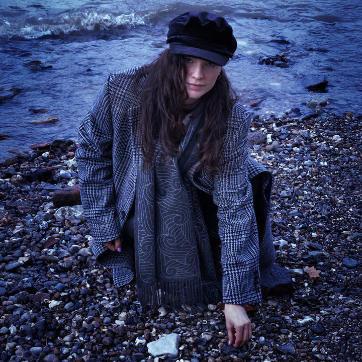 Luxury Accessories, cashmere scarves, hand-printed in London | Made in England | Furious Goose