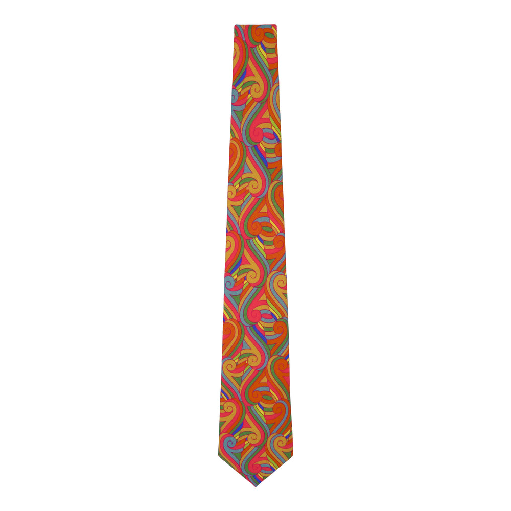 Colourful and bold wool ties hand-made in England | Thames | London | Furious Goose