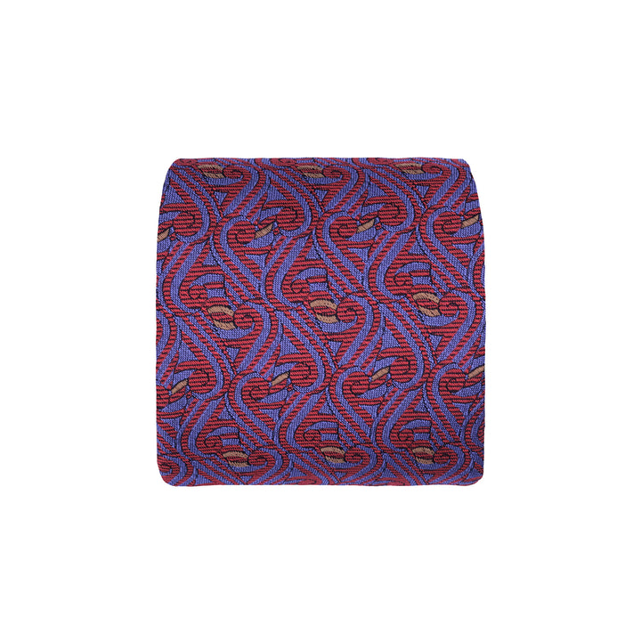 Thames Tie, Swiss Guard – Woven Silk Neck Tie