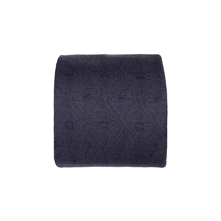 Thames Tie, Midnight – Woven Silk Neck Tie
