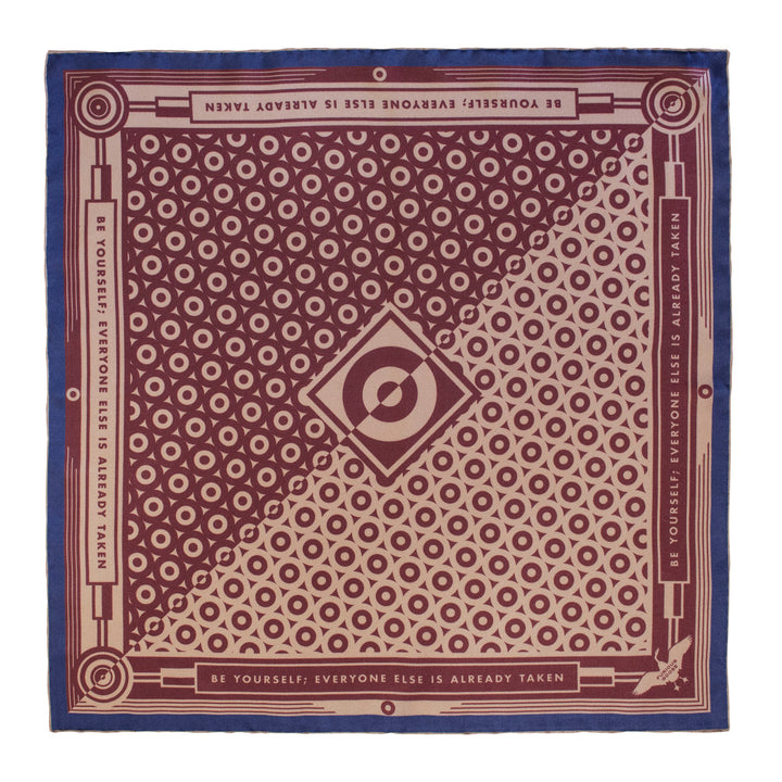 Be Yourself, Mushroom – Silk Scarf