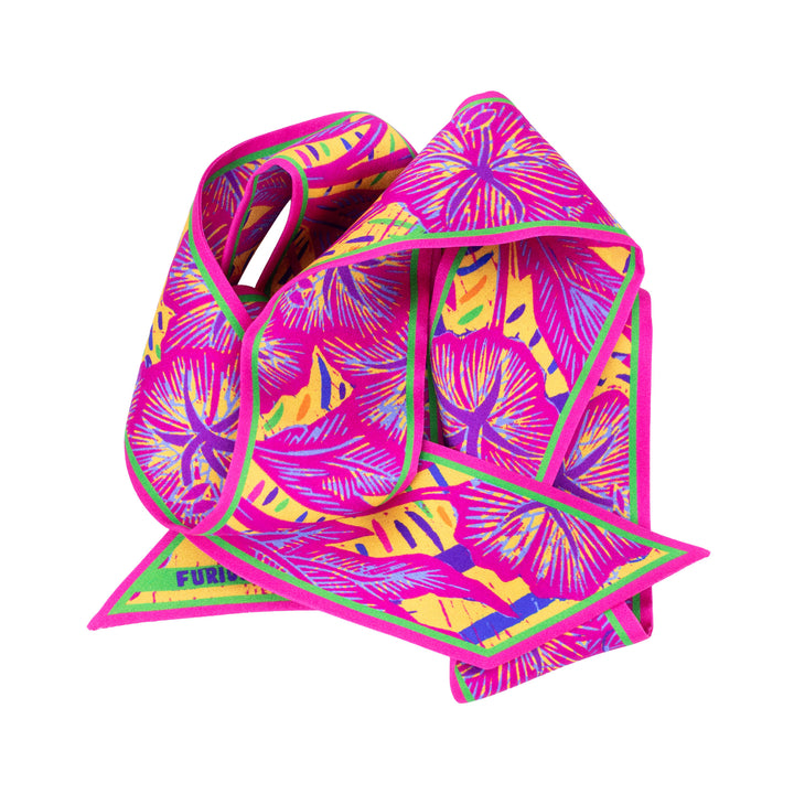 Wild Flower – Cerise, Mini Twilly Scarf