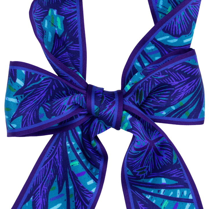 Wild Flower – Ultramarine, Mini Twilly Scarf